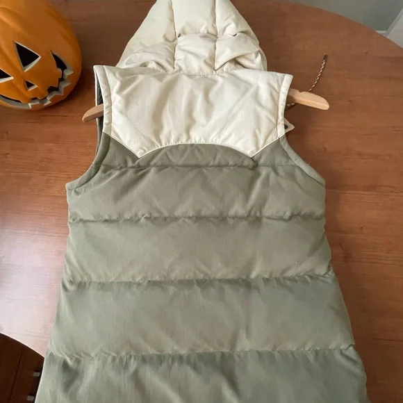 Patagonia Bivy Hooded Vest - Olive and Cream - Picture 5 of 6